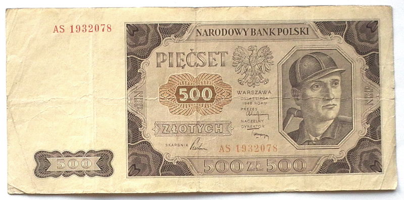 500 zł 1948 ser. AS
