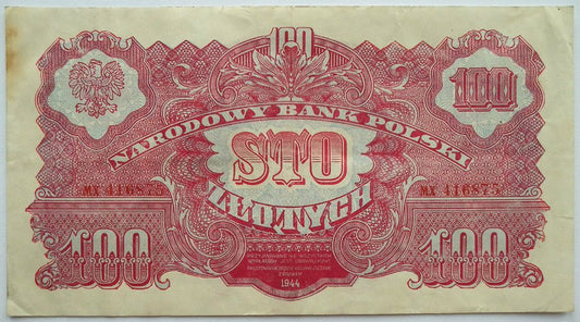 100 zł 1944 ser. MX