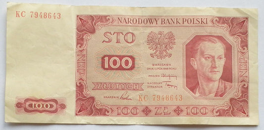 100 zł 1948 ser. KC
