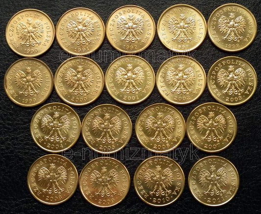 komplet 20 x 2gr (1990-2011)
