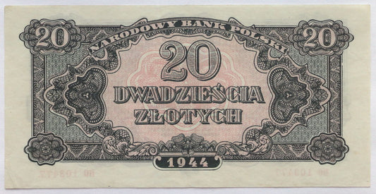 20 zł 1944 ser. HO