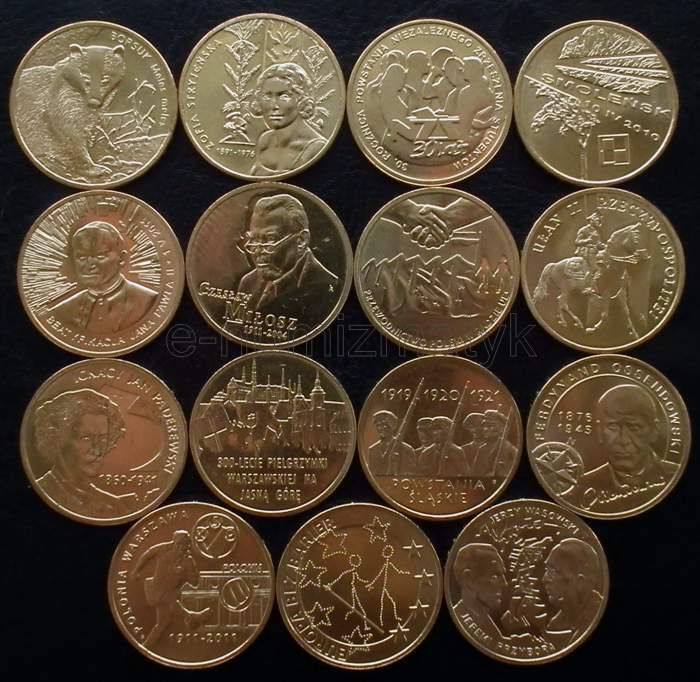 2011 - zestaw rocznikowy 15 szt.