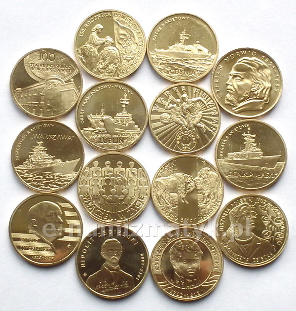 2013 - zestaw rocznikowy 14 szt.