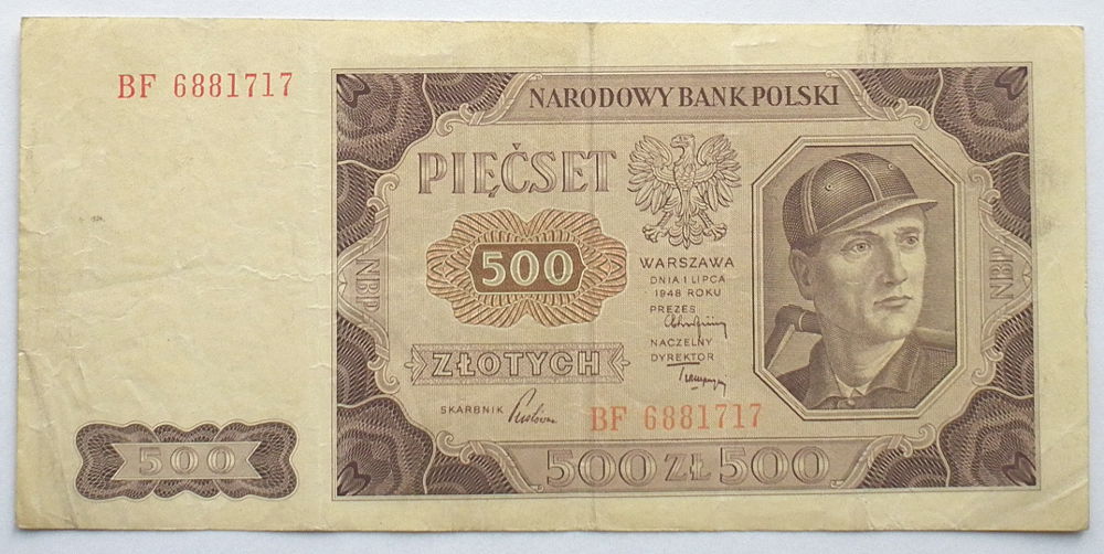 500 zł 1948 ser. BF