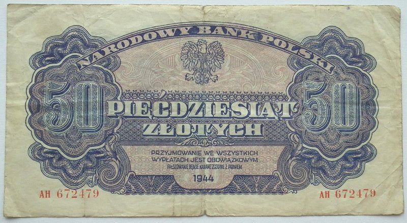 50 zł 1944 ser. AH