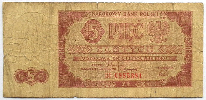 5 zł 1948 *