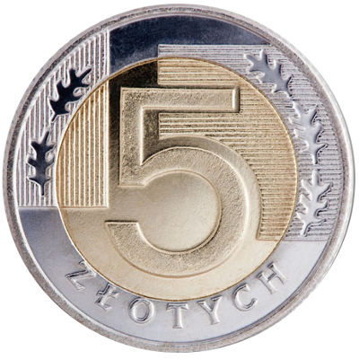5 zł 2016 obiegowe