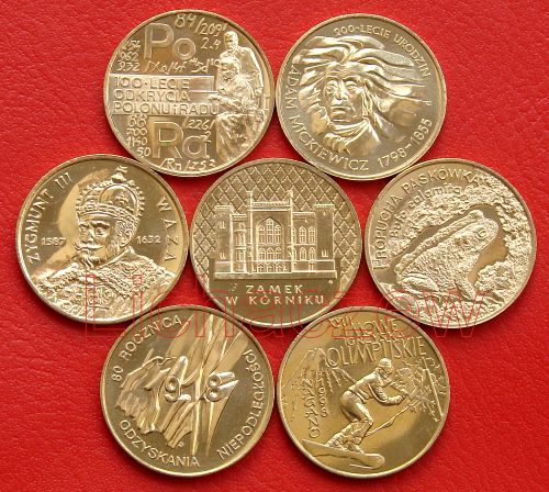 1998 - zestaw rocznikowy